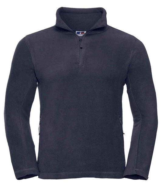 Russell Zip Neck Outdoor Fleece - French Navy (874M)