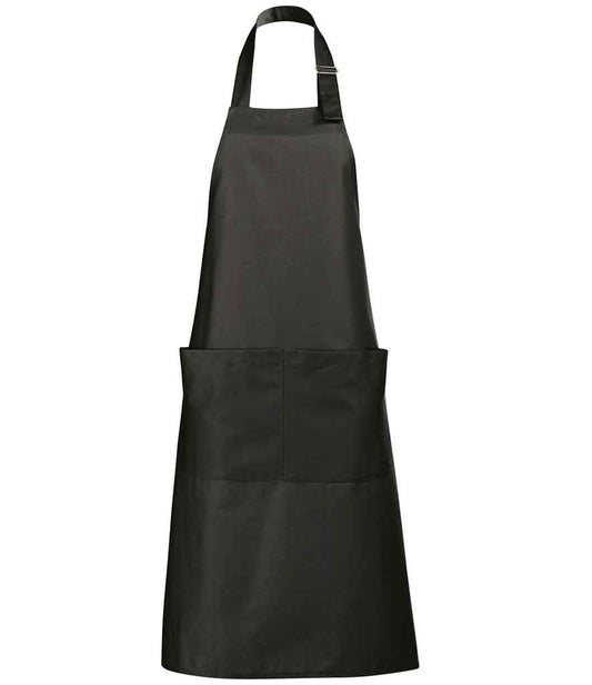 SOL'S SOL'S Gala Long Bib Apron - Dark Grey (88010)