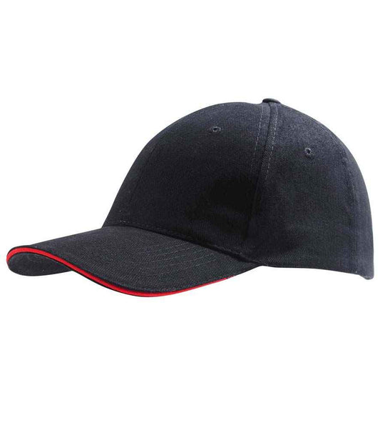SOL'S SOL'S Buffalo Cap - Black/Red (88100)