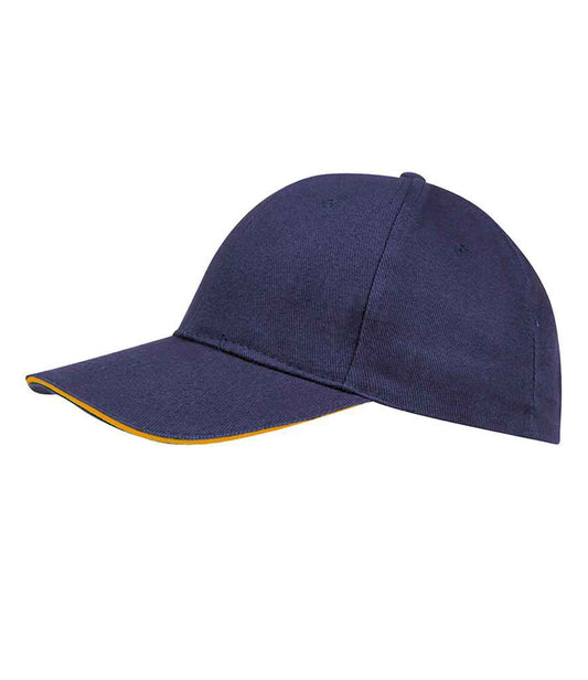 SOL'S SOL'S Buffalo Cap - French Navy/Neon Orange (88100)