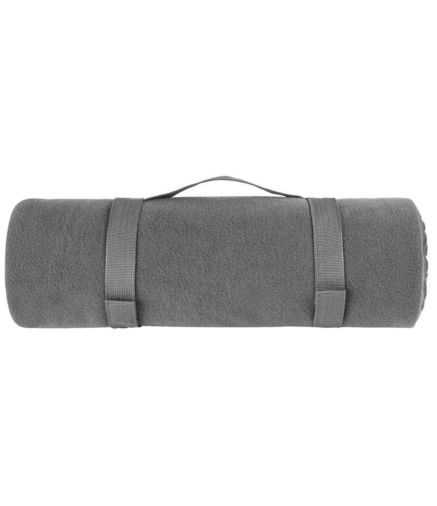 SOL'S SOL'S Plaid Fleece Blanket - Charcoal (88105)