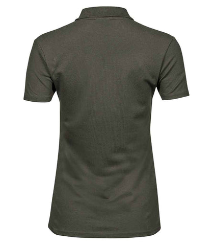 Tee Jays Ladies Luxury Stretch Polo Shirt - BACK