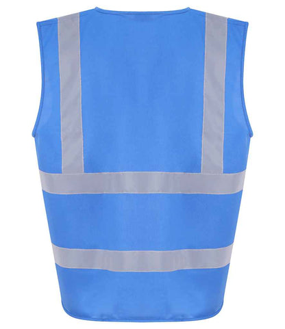 Pro RTX High Visibility Waistcoat - Sapphire Blue - back