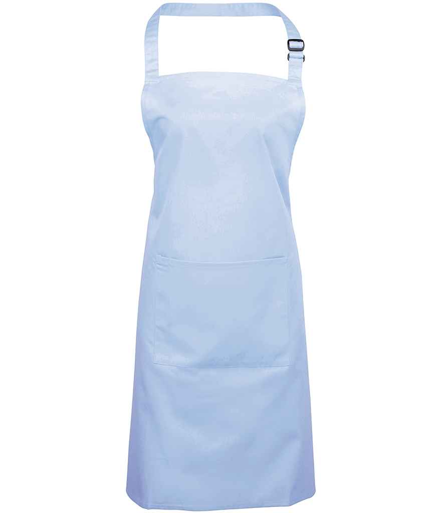 Premier 'Colours' Bib Apron with Pocket - FRONT