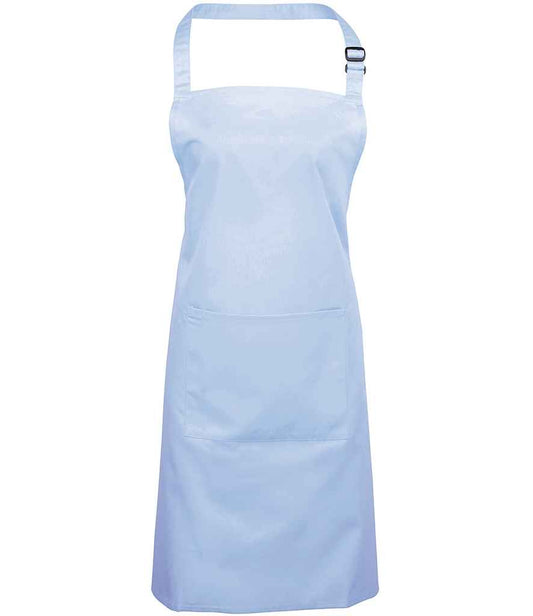Premier 'Colours' Bib Apron with Pocket - FRONT