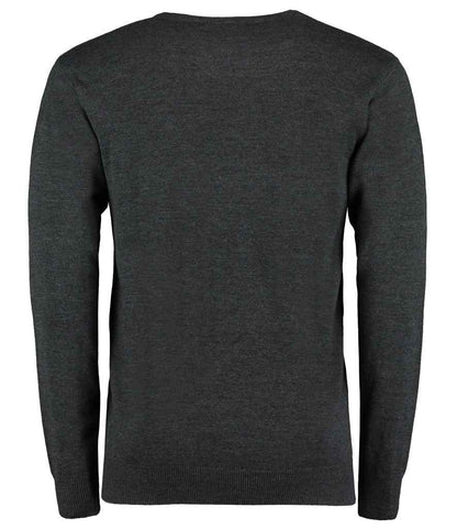 Kustom Kit Arundel Cotton Acrylic V Neck Sweater - BACK