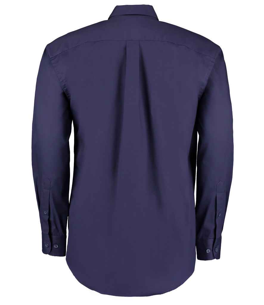 Kustom Kit Premium Long Sleeve Classic Fit Oxford Shirt - BACK