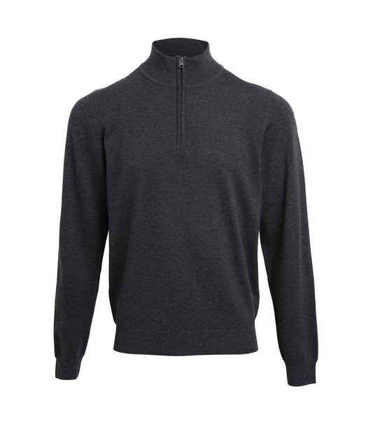 Premier Zip Neck Sweater - FRONT