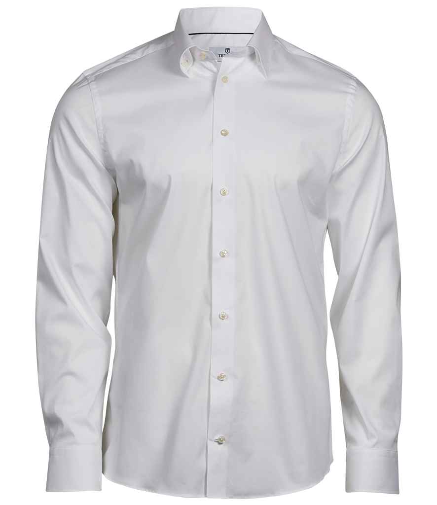 Tee Jays Luxury Stretch Long Sleeve Shirt - FRONT