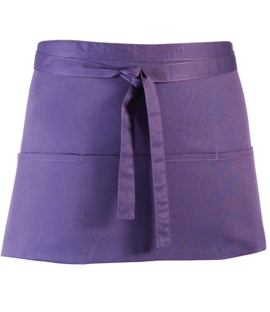 Premier 'Colours' 3 Pocket Apron - FRONT
