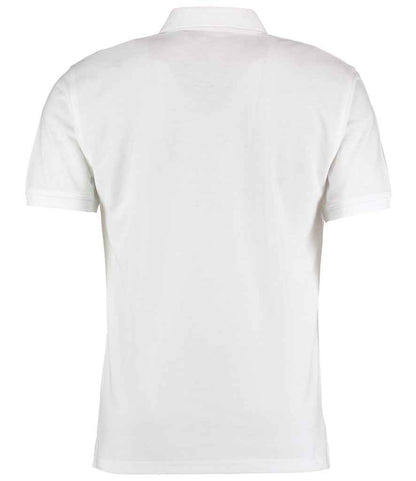 Kustom Kit Klassic Slim Fit Poly/Cotton Piqué Polo Shirt - BACK