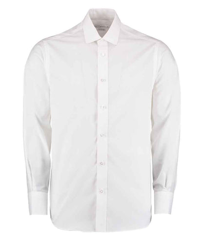 Kustom Kit Long Sleeve Tailored Business Shirt - FRONT
