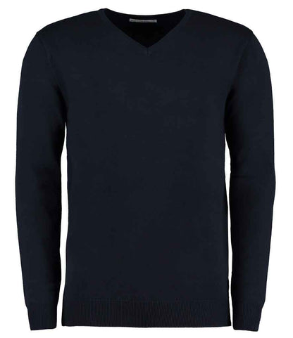 Kustom Kit Arundel Cotton Acrylic V Neck Sweater - FRONT
