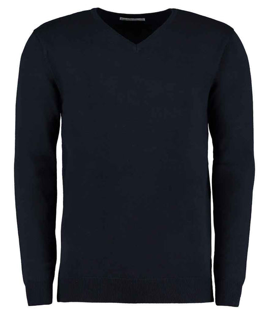Kustom Kit Arundel Cotton Acrylic V Neck Sweater - FRONT