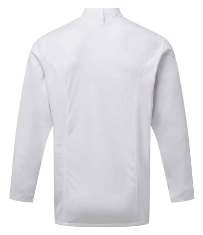 Premier Coolchecker® Long Sleeve Chef's Jacket - BACK