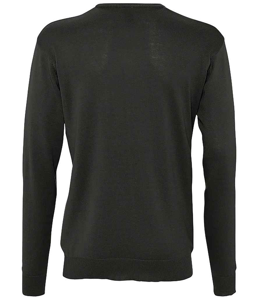 SOL'S SOL'S Galaxy Cotton Acrylic V Neck Sweater - Black (90000)