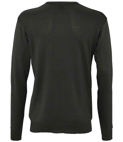 SOL'S SOL'S Galaxy Cotton Acrylic V Neck Sweater - Black (90000)