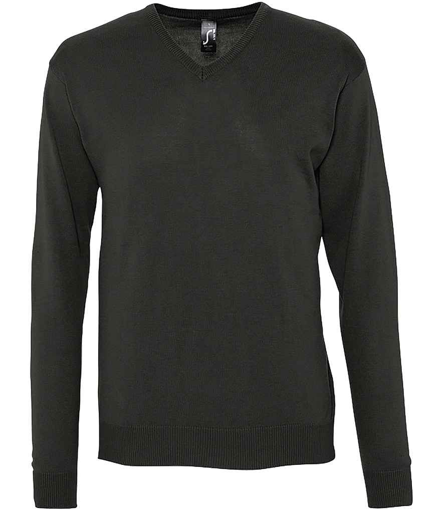 SOL'S SOL'S Galaxy Cotton Acrylic V Neck Sweater - Black (90000)