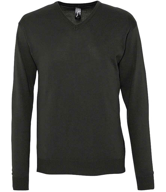 SOL'S SOL'S Galaxy Cotton Acrylic V Neck Sweater - Black (90000)