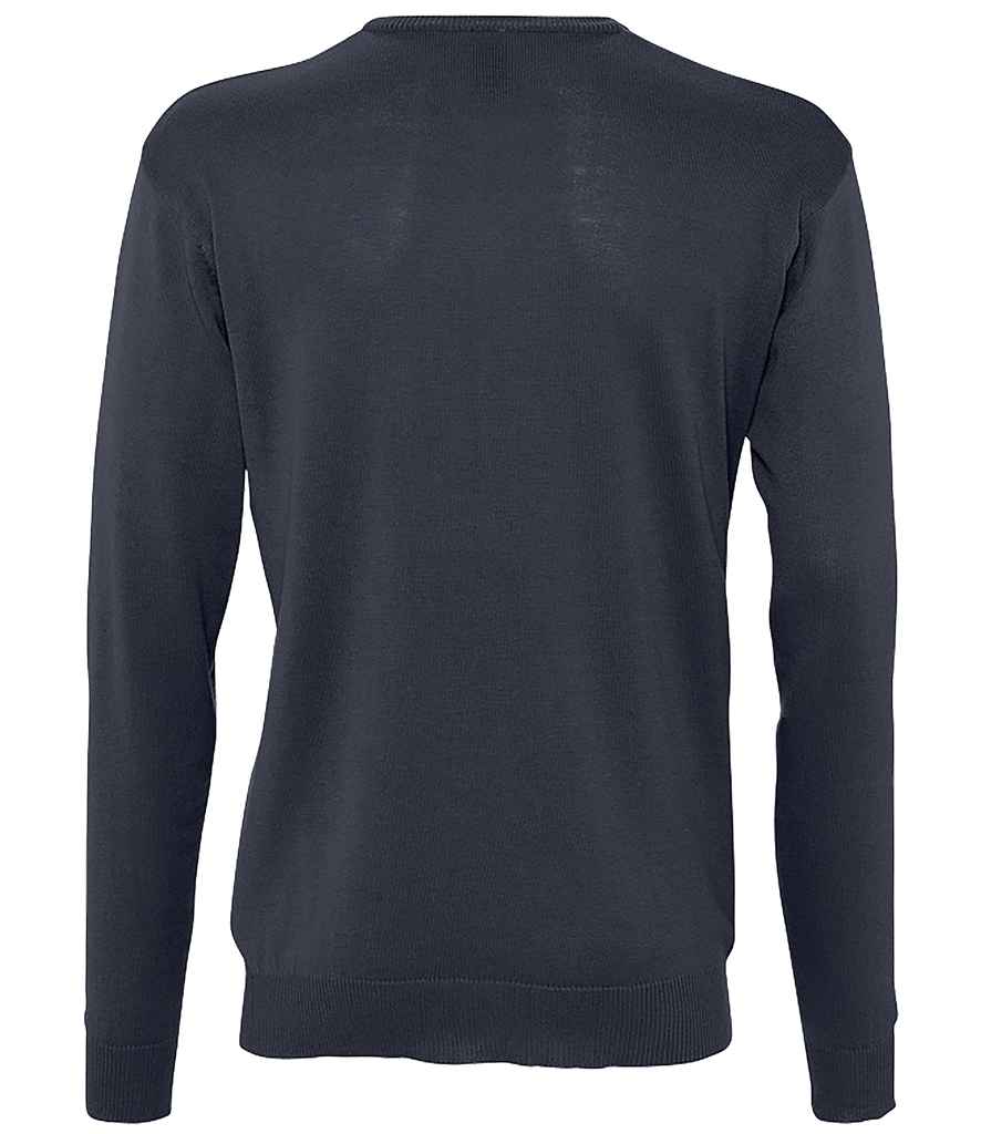 SOL'S SOL'S Galaxy Cotton Acrylic V Neck Sweater - Navy (90000)