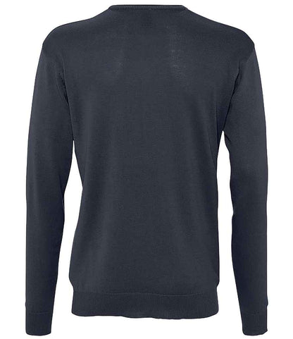 SOL'S SOL'S Galaxy Cotton Acrylic V Neck Sweater - Navy (90000)