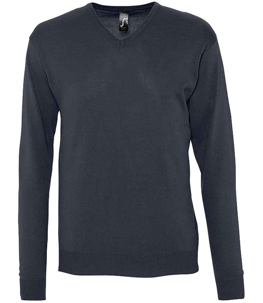 SOL'S SOL'S Galaxy Cotton Acrylic V Neck Sweater - Navy (90000)