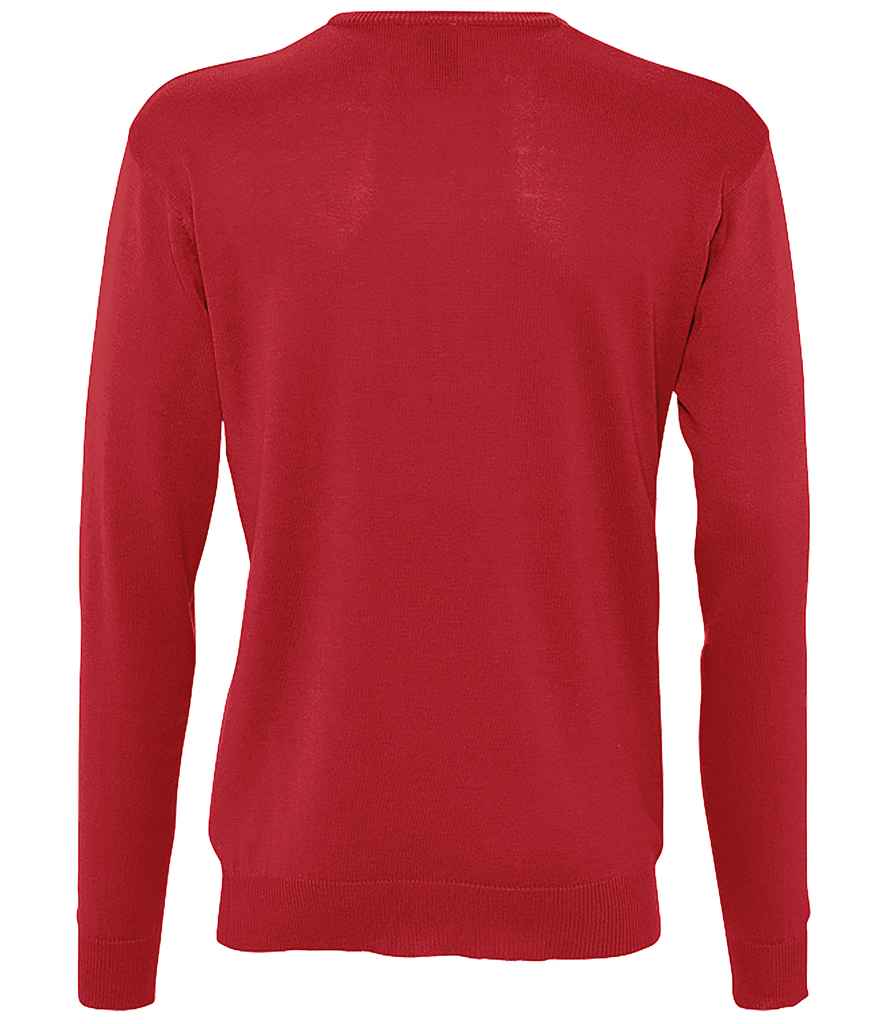 SOL'S SOL'S Galaxy Cotton Acrylic V Neck Sweater - Red (90000)