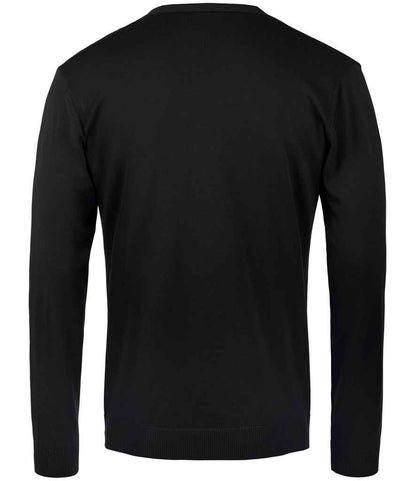SOL'S SOL'S Golden Cotton Acrylic V Neck Cardigan - Black (90011)