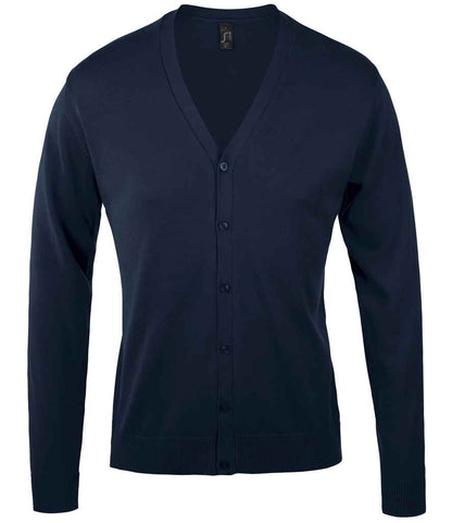 SOL'S SOL'S Golden Cotton Acrylic V Neck Cardigan - Navy (90011)