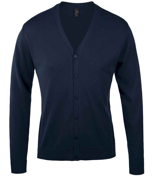 SOL'S SOL'S Golden Cotton Acrylic V Neck Cardigan - Navy (90011)