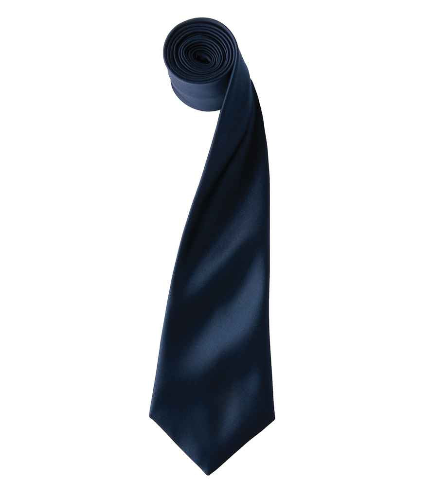 Premier 'Colours' Satin Tie - FRONT