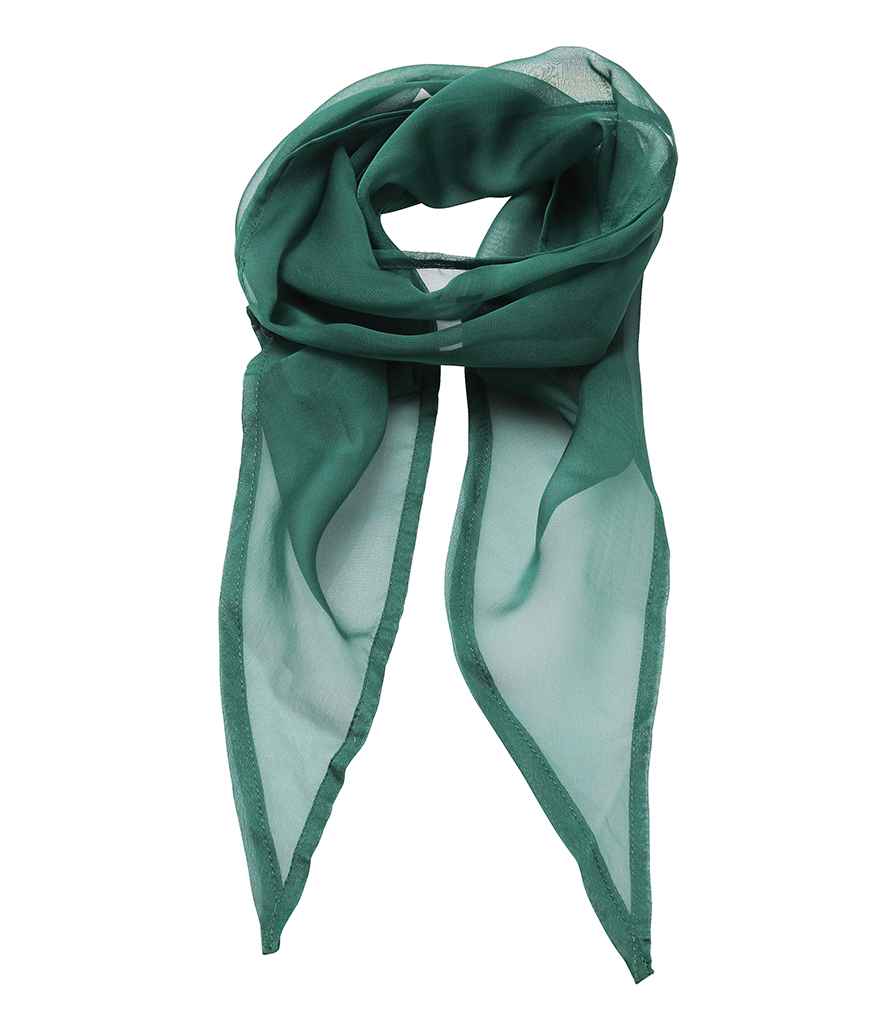 Premier 'Colours' Chiffon Scarf - FRONT