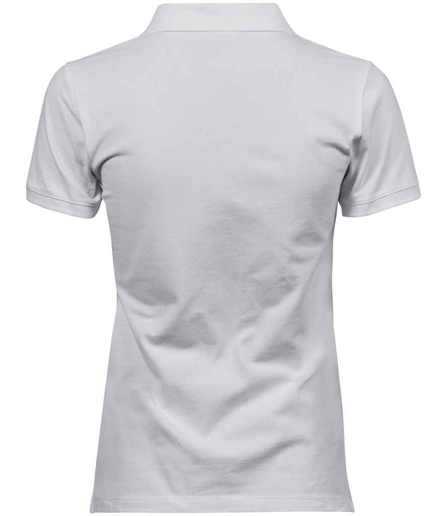 Tee Jays Ladies Heavy Cotton Piqué Polo Shirt - BACK