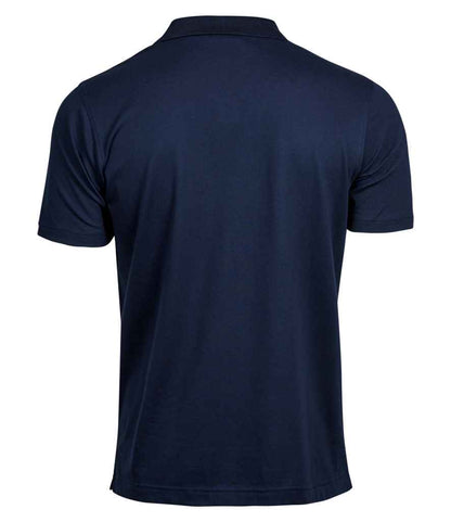 Tee Jays Luxury Stretch V Neck Polo Shirt - BACK