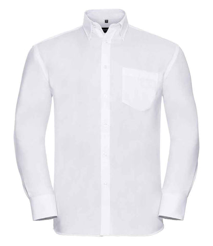 Russell Collection Long Sleeve Ultimate Non-Iron Shirt - White (956M)