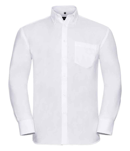Russell Collection Long Sleeve Ultimate Non-Iron Shirt - White (956M)