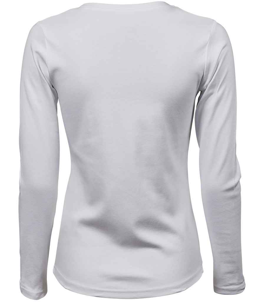Tee Jays Ladies Long Sleeve Interlock T-Shirt - BACK