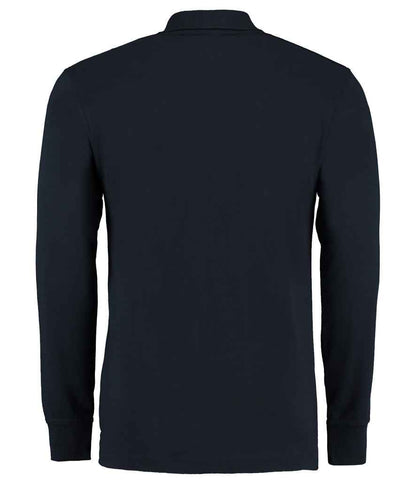 Kustom Kit Long Sleeve Poly/Cotton Piqué Polo Shirt - BACK