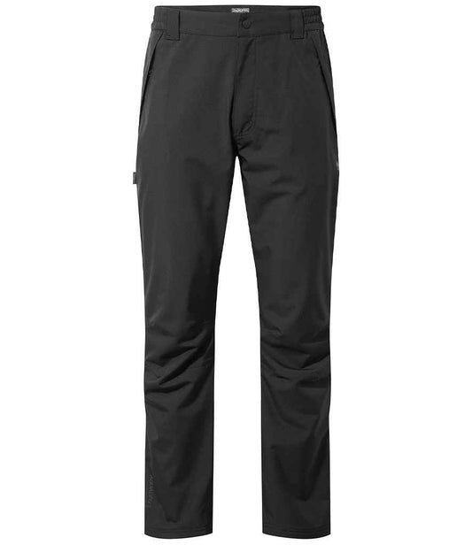 Craghoppers Expert Kiwi Waterproof Trousers - Black (CR241) - front