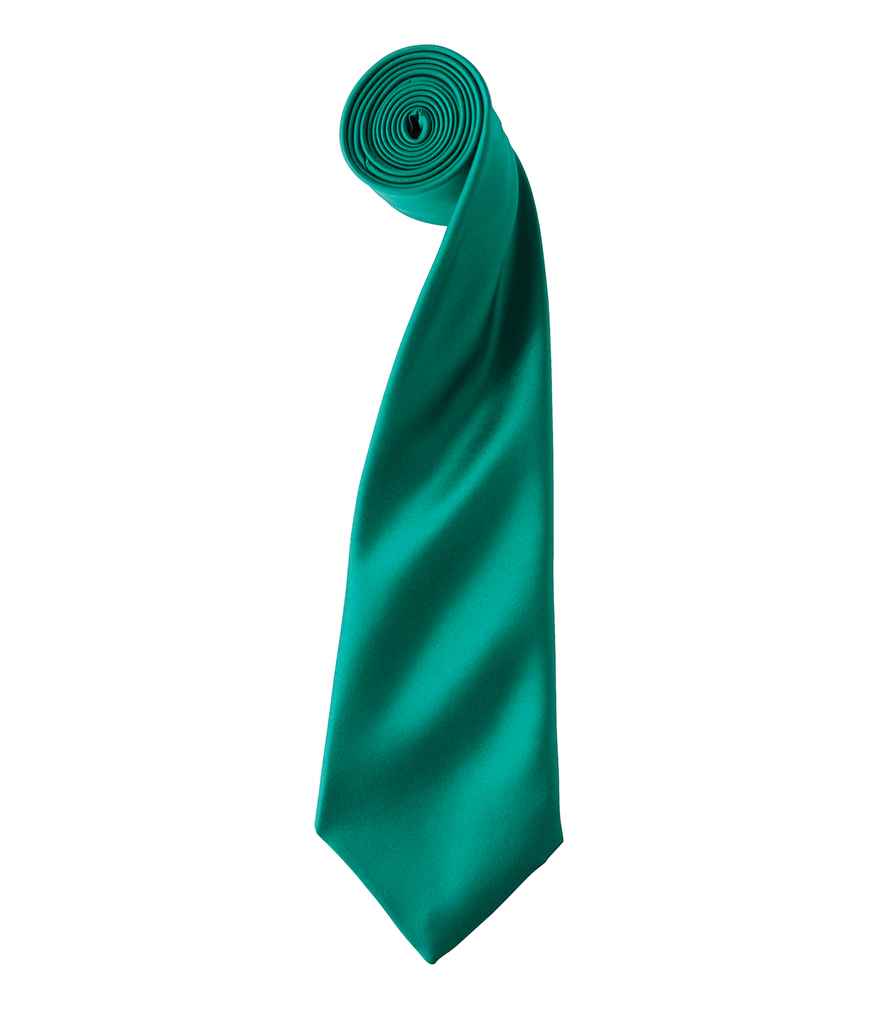 Premier 'Colours' Satin Tie - FRONT