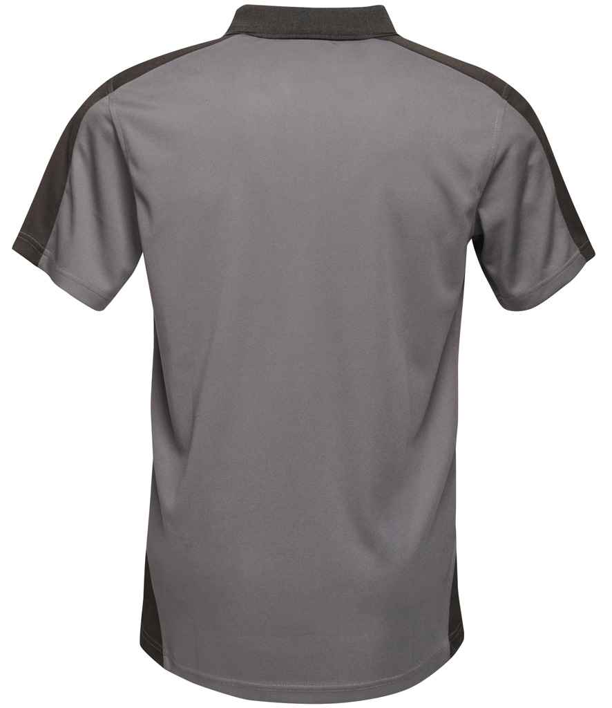 Regatta Contrast Quick Wicking Piqué Polo Shirt - BACK