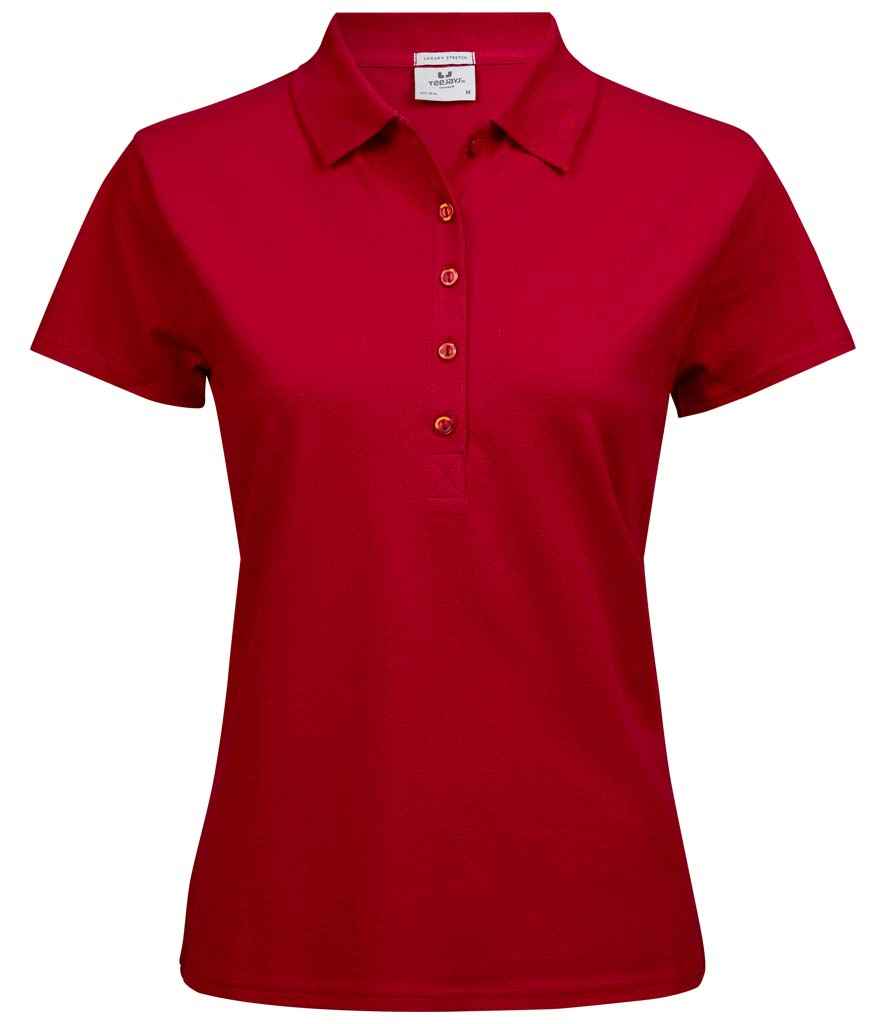 Tee Jays Ladies Luxury Stretch Polo Shirt - FRONT