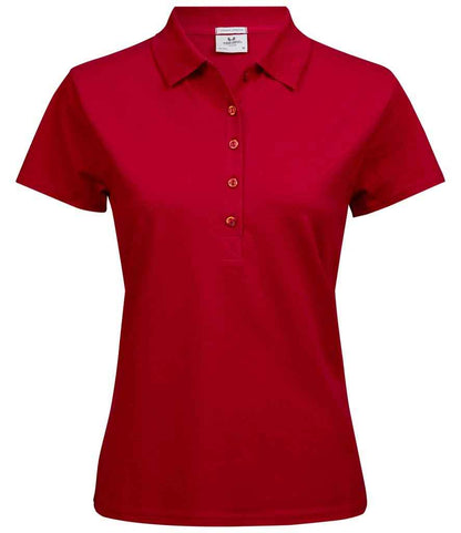 Tee Jays Ladies Luxury Stretch Polo Shirt - FRONT