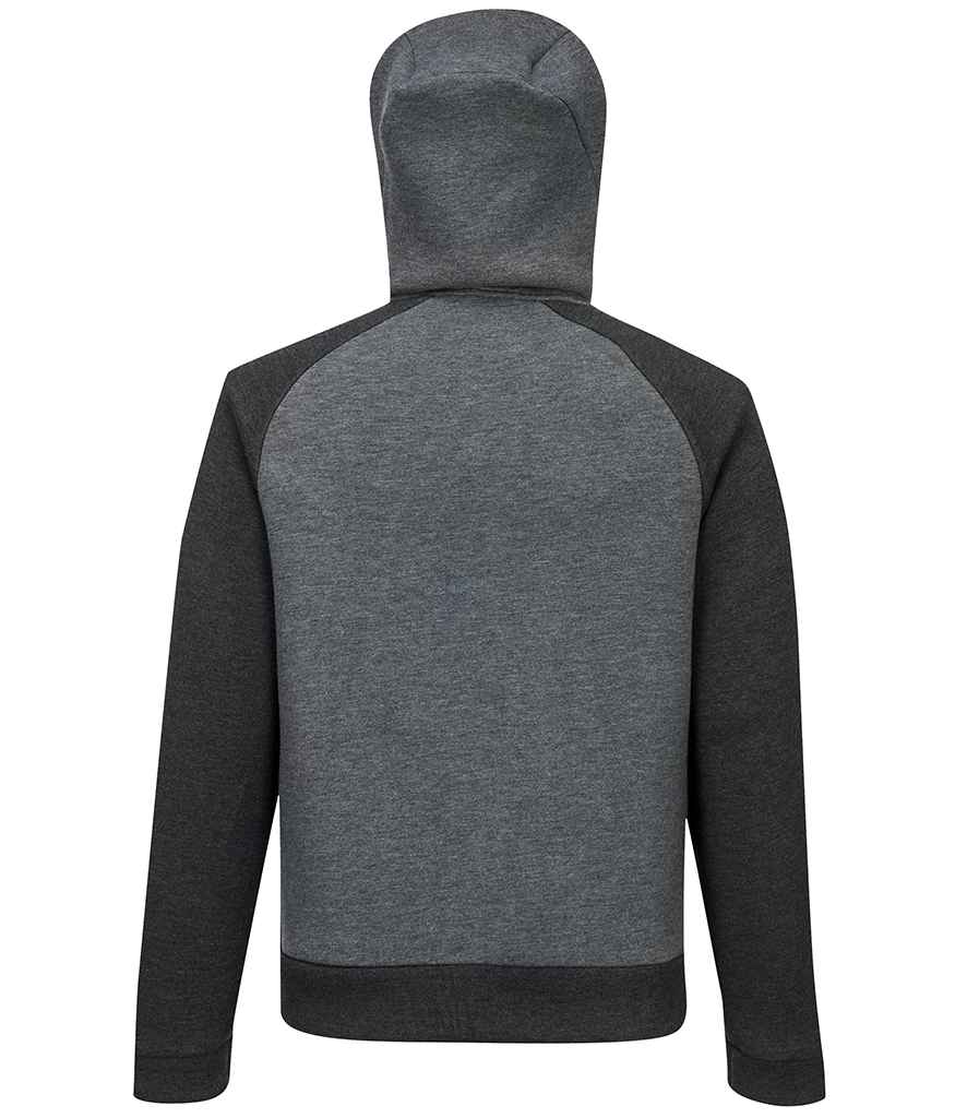 Portwest DX4™ Zipped Hoodie - Metal Grey (PW4472) - BACK