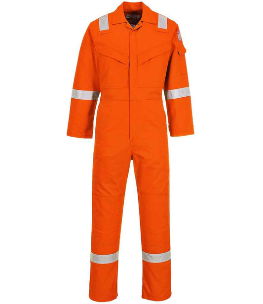 Portwest Bizflame™ Anti-Static Coverall - Orange (PW425) - FRONT
