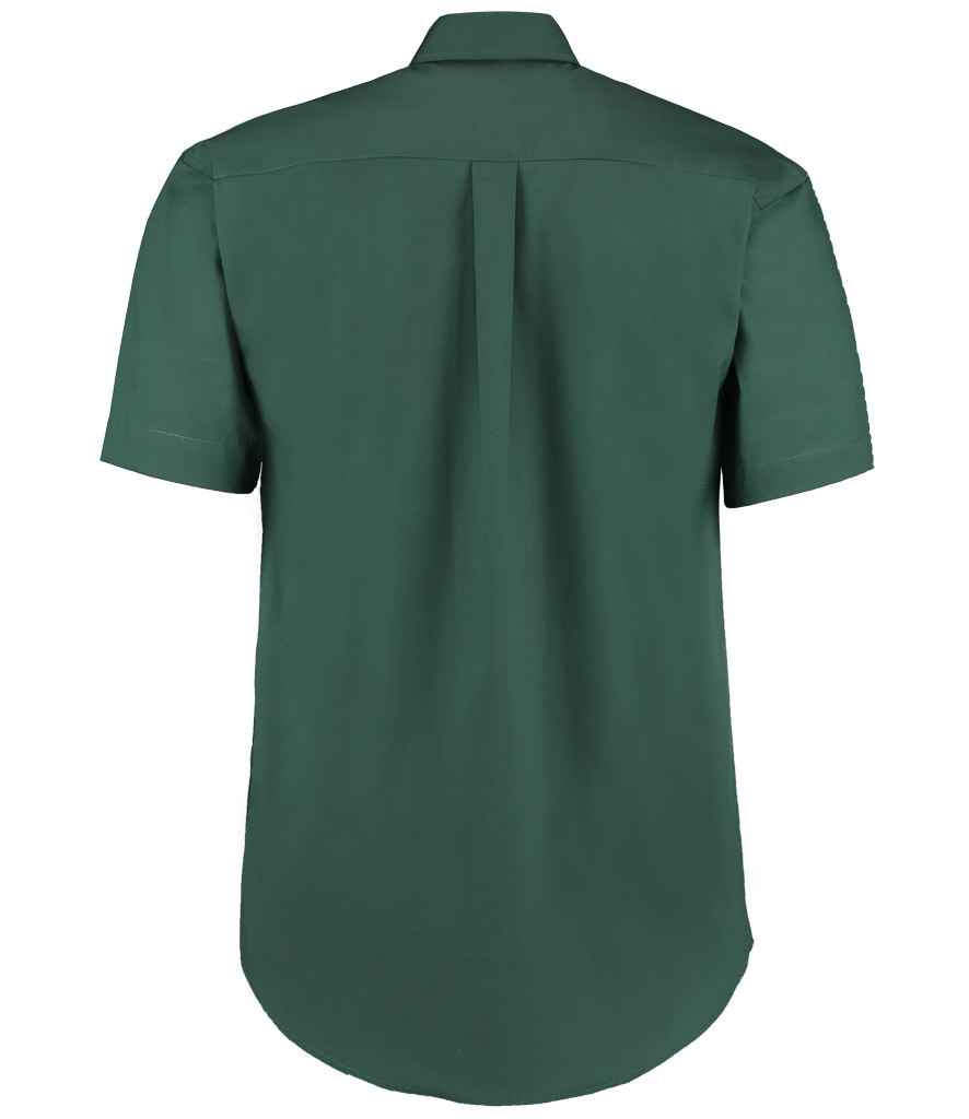 Kustom Kit Premium Short Sleeve Classic Fit Oxford Shirt - BACK