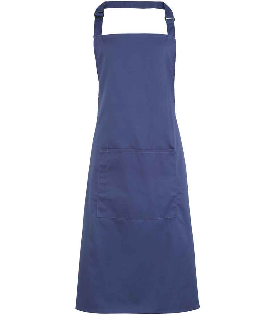 Premier 'Colours' Bib Apron with Pocket - FRONT