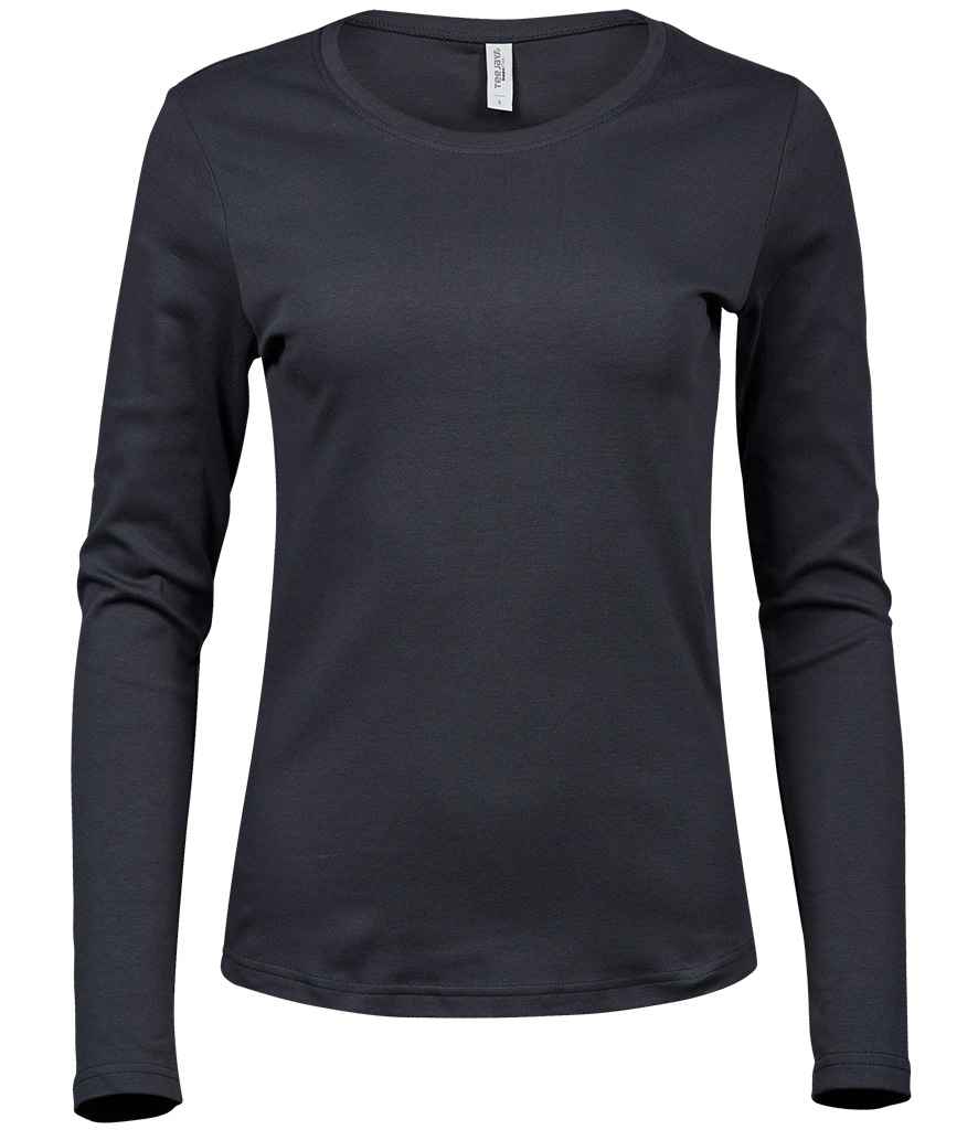 Tee Jays Ladies Long Sleeve Interlock T-Shirt - FRONT
