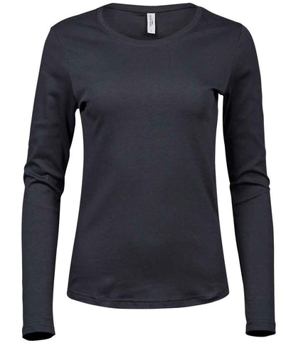 Tee Jays Ladies Long Sleeve Interlock T-Shirt - FRONT