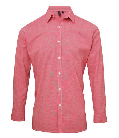 Premier Gingham Long Sleeve Shirt - FRONT